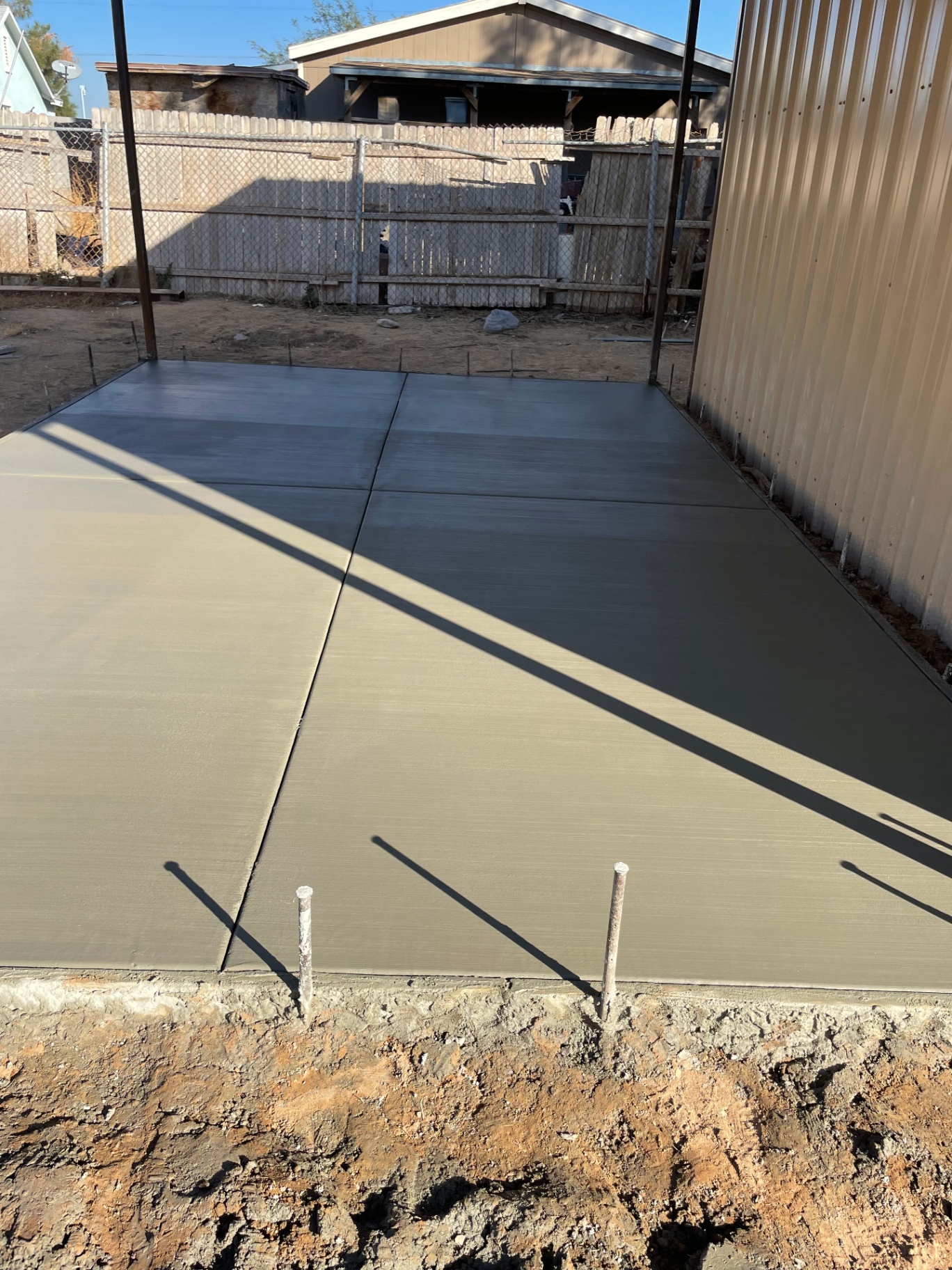 Finished Concrete Equipment Pad by Arizona Precision Concrete in Surprise, AZ