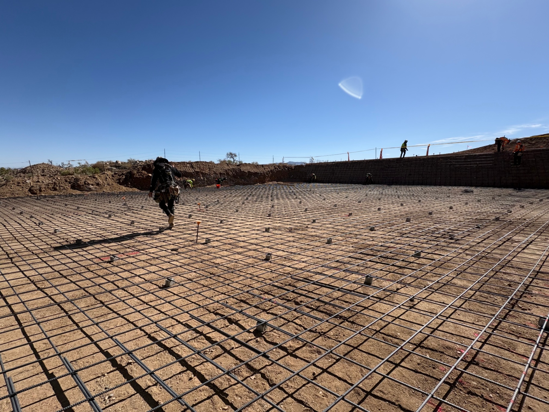 Remote Off-Grid Home Foundation by Arizona Precision Concrete in Williams, AZ